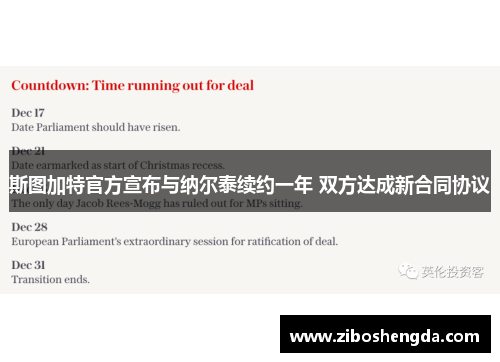 斯图加特官方宣布与纳尔泰续约一年 双方达成新合同协议